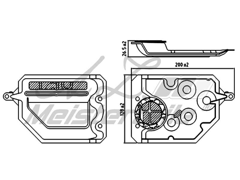 Hydraulikfiltersatz, Automatik